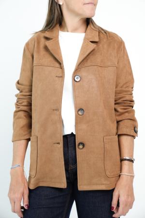 BLAZER DE GAMUZA