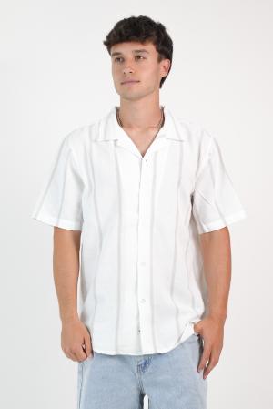 CAMISA MANGA CORTA TEXTURIZADA