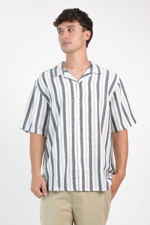 CAMISA MANGA CORTA TEXTURIZADA