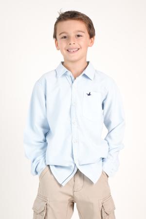CAMISA MANGA LARGA  NIÑO