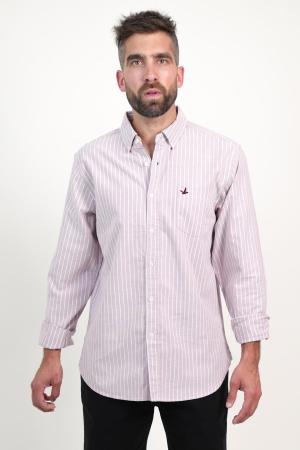 CAMISA OXFORD RAYADA
