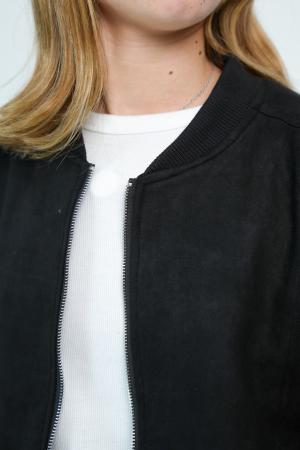 CAMPERA BOMBER GAMUZA MUJER
