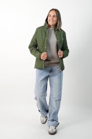 CAMPERA CAPITONEADA ROMBOS MUJER