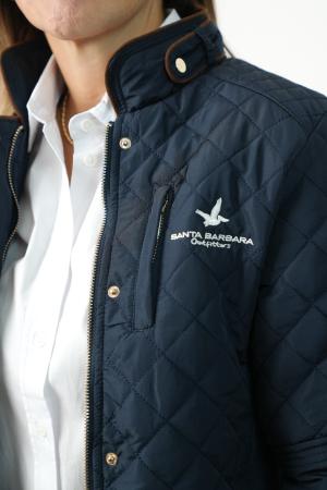 CAMPERA CAPITONEADA ROMBOS MUJER