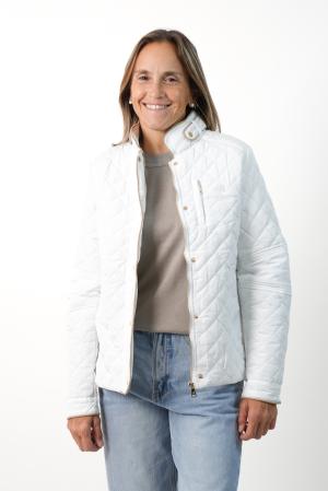 CAMPERA CAPITONEADA ROMBOS MUJER