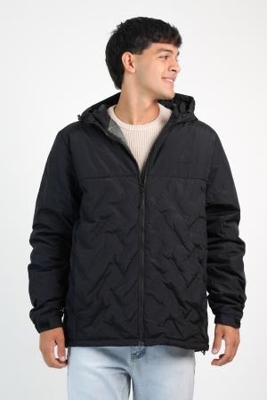 CAMPERA CAPUCHA TASLON SILVER