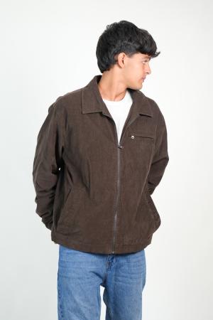 CAMPERA DE PANA CON CIERRE