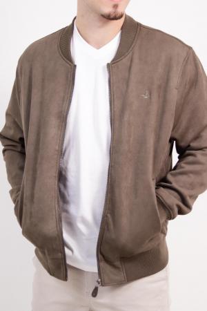 CAMPERA GAMUZA BOMBER DE HOMBRE