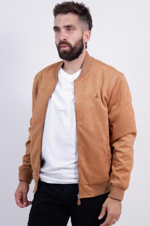 CAMPERA GAMUZA BOMBER DE HOMBRE