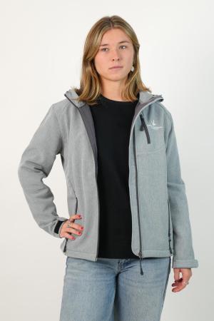 CAMPERA SOFTSHELL CON CAPUCHA MUJER