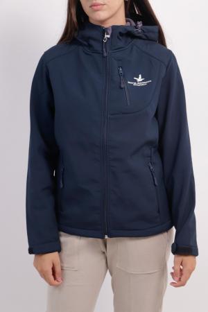 CAMPERA SOFTSHELL CON CAPUCHA MUJER