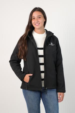 CAMPERA SOFTSHELL CON CAPUCHA MUJER
