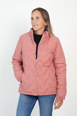 CAMPERA TASLON TECH SILVER MUJER
