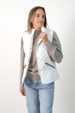 CHALECO CAPITONEADO ROMBOS MUJER
