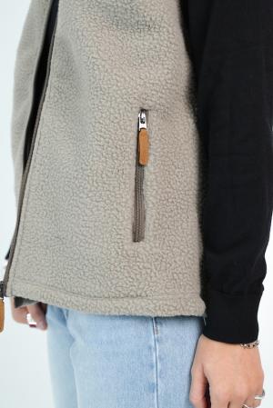CHALECO SHERPA MUJER