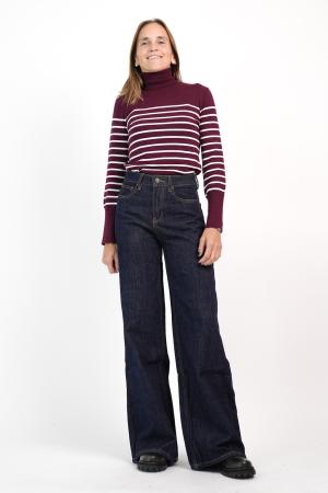 JEAN WIDE LEG CONFORT MUJER