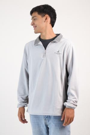 MEDIO CIERRE POLAR LIVIANO COMBINADO