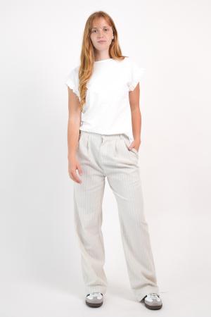 PANTALON DE LINO PINZADO