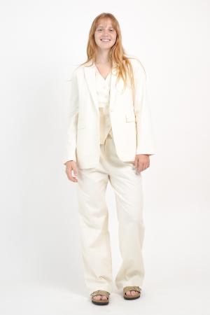 PANTALON DE LINO PINZADO