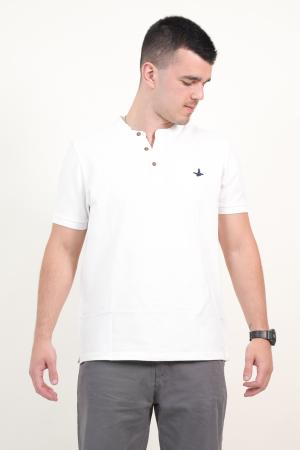 REMERA TRES BOTONES PIQUE