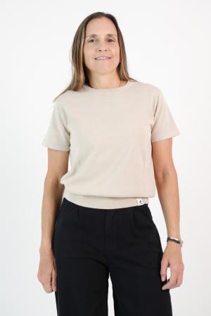 SWEATER DE MANGA CORTA MUJER